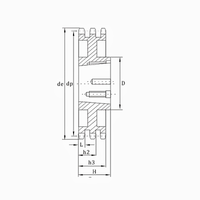 Metric 16B-3 Taper Bore Sprockets