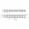 ANSI #80 Hollow Pin Roller Chain
