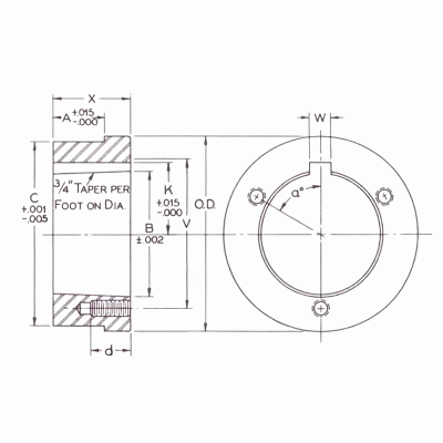 HR1 Split Taper Weld-On-Hubs