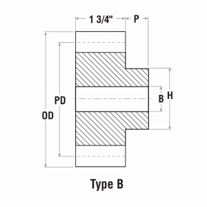 5DP Imperial Steel Spur Gear