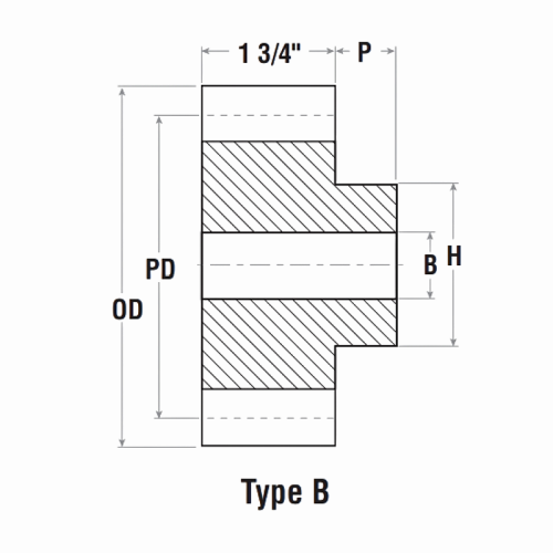 5DP Imperial Steel Spur Gear