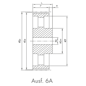 Timing Belt Pulley 84 L 050 for Belt Width 12.7 mm