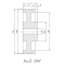 Timing Belt Pulley 60 L 050 for Belt Width 12.7 mm