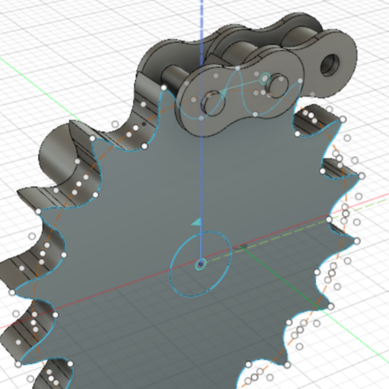 Industrial Sprocket CAD