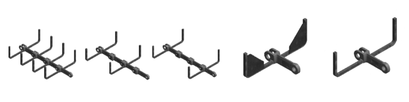 U Type Attachment for Horizontal and Incline Conveying (with or without blanking plate):