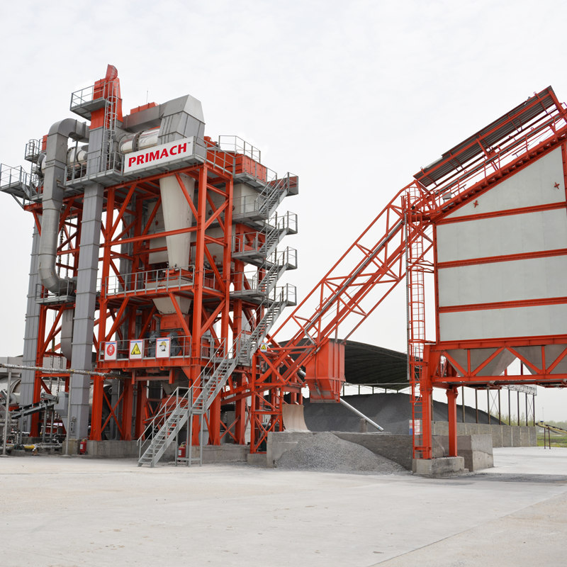 PRIMACH asphalt recycling plant in construction works | D&G