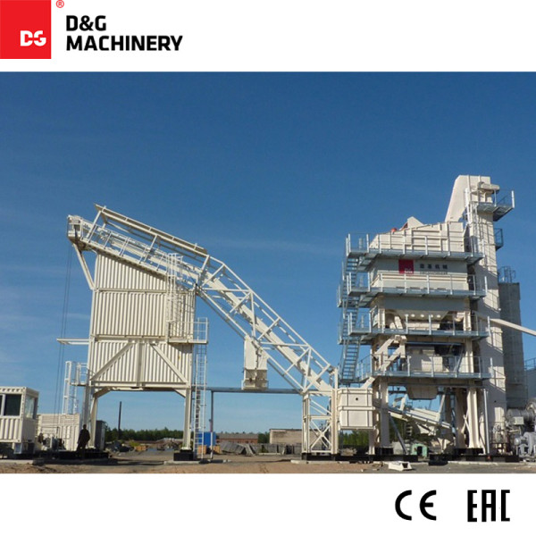 DGC Compact Series DG3000T220AC 240t/h asphalt mixing plant with container