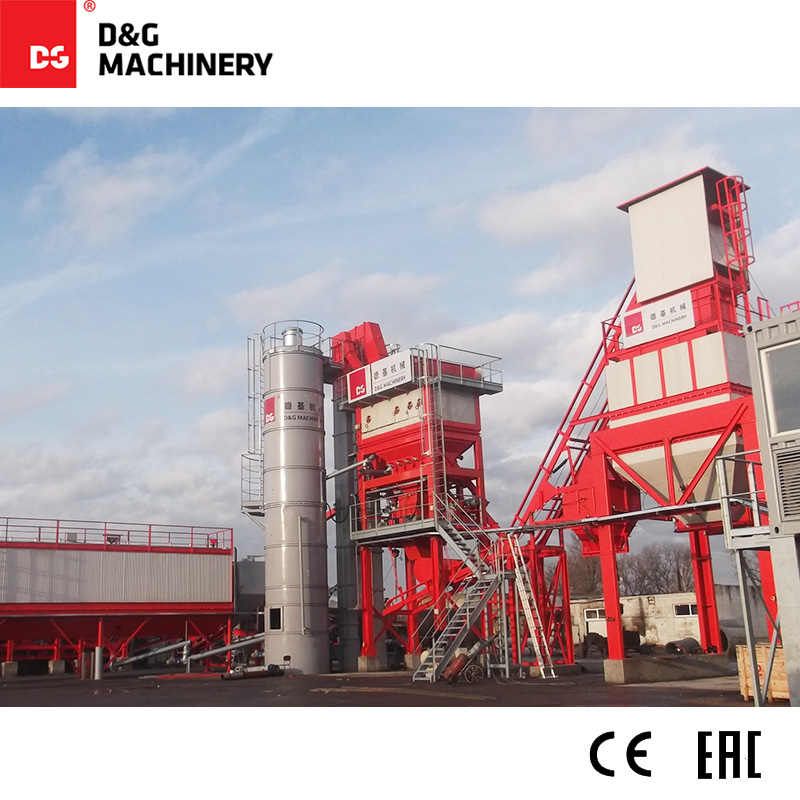 D&G Standard Series DG1300T160 100t/h Batch Asphalt Mixing Plant ...