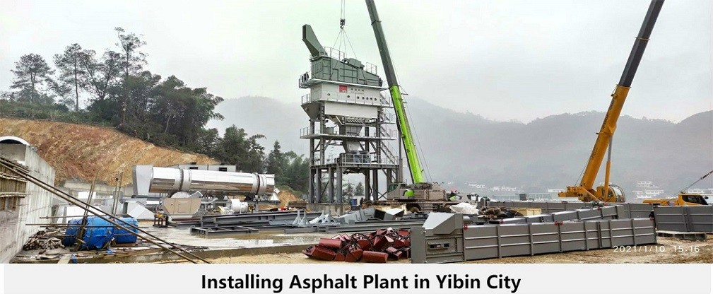 Asphalt plant installation Yibin City D&G Machinery