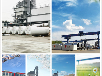 مصنع الأسفلت D&G Machinery مع توفير الطاقة العالية