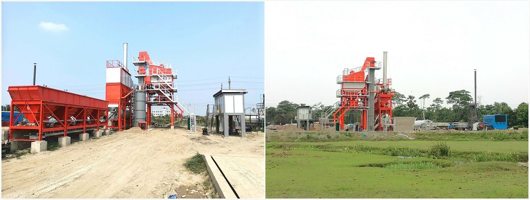 DG Primach PM asphalt batch mixing plants Bangladesh job site