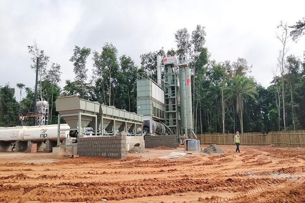 Асфальтобетонный завод D&G Primach PM, модель 160 т/ч, Либерия