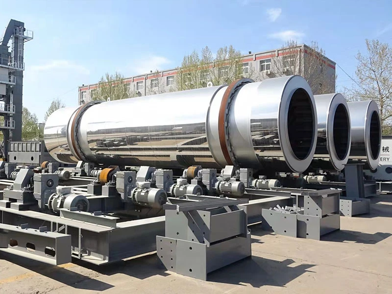 DGX asphalt batch mix plants drying system dryer drum