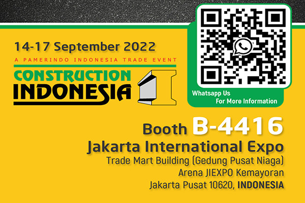 Приглашение на 22-ю строительную выставку в Индонезии и бетонную выставку D&G Machinery