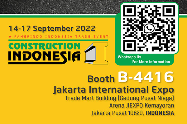 ستعرض D&G Machinery في معرض Construction Indonesia & Concrete جنوب شرق آسيا 2022 قريبًا