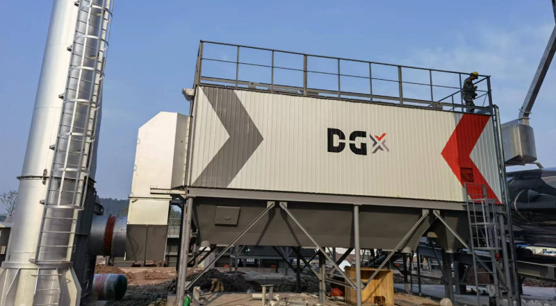 DGX Asphalt Mixing Plant dust collecting system D&G Machinery