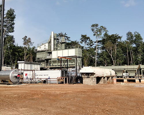 Mesin D&G Pabrik Pencampur Aspal 160T/H Di Liberia