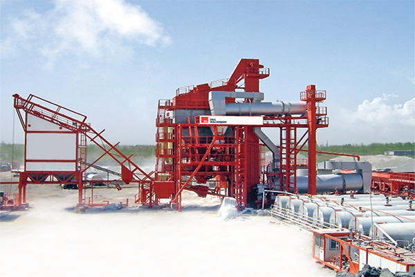 Recycling asphalt plant