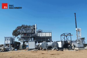 PM125 Asphalt Mixing Equipment Has Been Erected in Cameroon