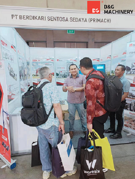 D&G Machinery receives audience at 2023 Mining & Construction Indonesia