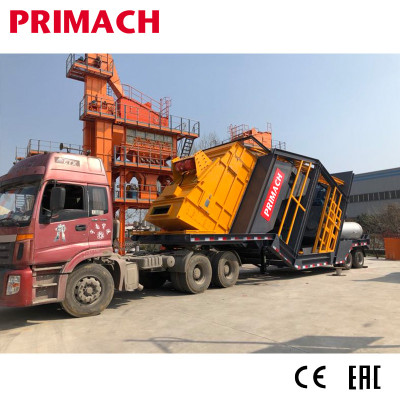 PM100M 100T/H Mixer: 1.5T mobile asphalt batch mix plant used in road