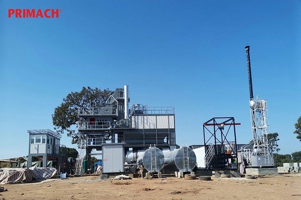 PM125 Asphalt Mixing Equipment Has Been Erected in Cameroon