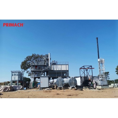PM125 Asphalt Mixing Equipment Has Been Erected in Cameroon