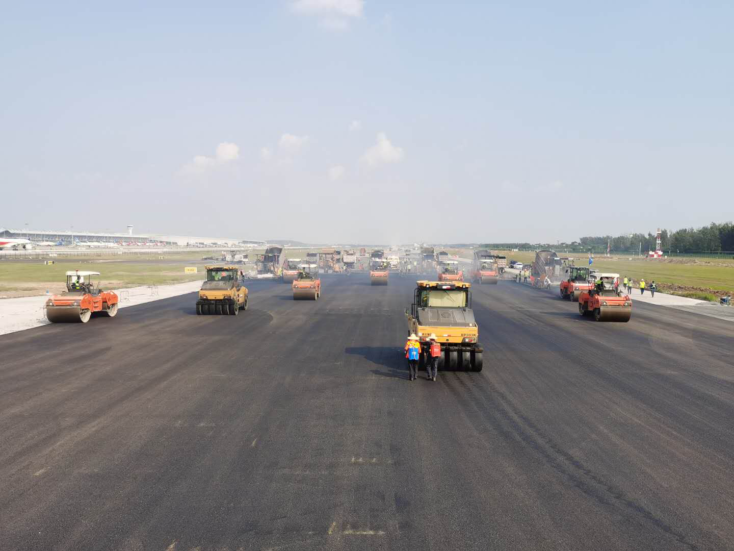 PM with airport pavement and get praise from customer