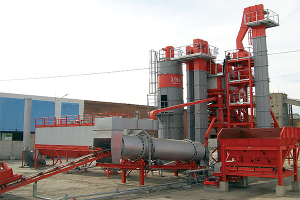 Recycling asphalt plant