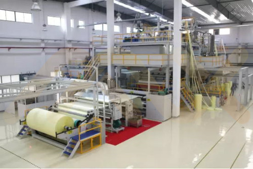 SSS PP Спанбонд нетканая ткань изготовление оборудования для геотекстильной продукции