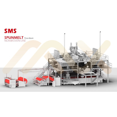 for Sanitary Towel AZX-SMS PP Spunbond Meltblown Composite Nonwoven Fabric Making Machine