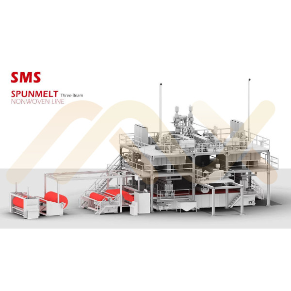 For Wet Tissue Azx-sms Pp Spunbond Meltblown Composite Non Woven Fabric Making Machine