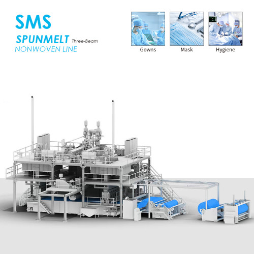 1600MM AZX-SMS PP Spunmelt spunbond production line
