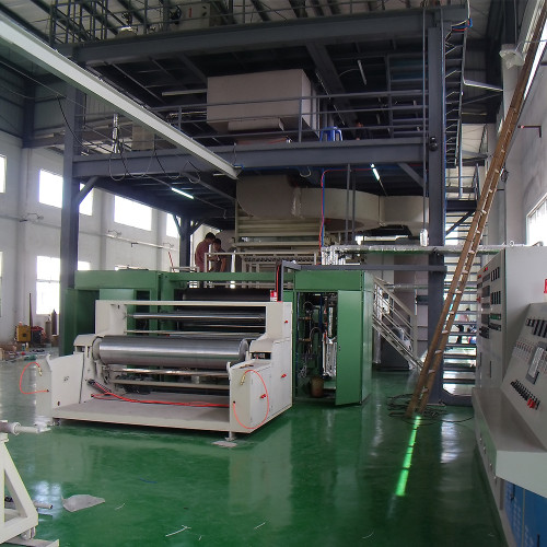 3200MM AZX-SS Spunbond Production Line with non woven fabric slitting machine