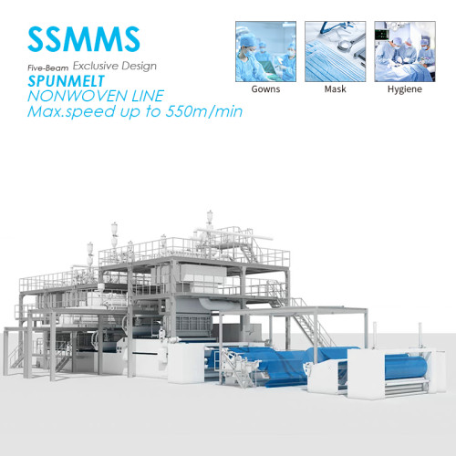 1600MM AZX-SMMSS PP Spunmelt Production Line