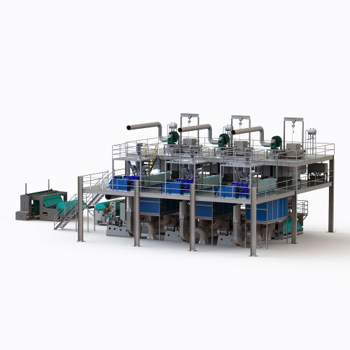 2400MM AZX-SSS PP Spunbond Nonwoven Fabric non woven machine