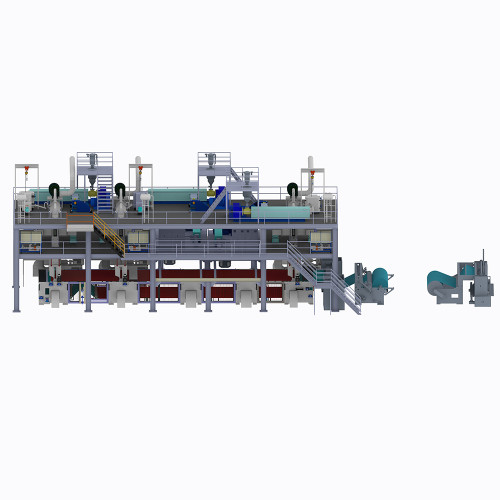 3200MM AZX-SSMMS Spunmelt Production Line From Spunbond Machine Manufacturers