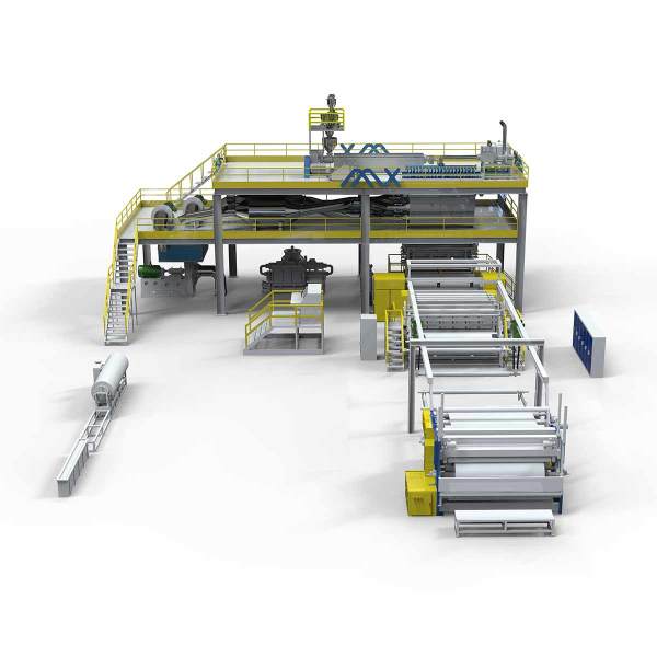 1600MM AZX-S PP Spunbonded Nonwoven Fabric Making Machine for nonwoven bag