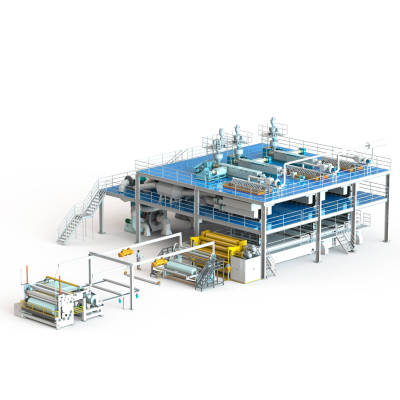 1600MM AZX-SSS PP spunbond production line