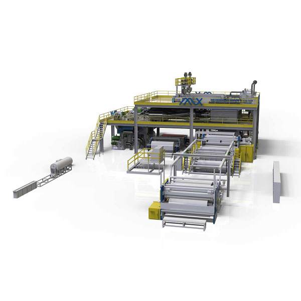2400MM AZX-SMS Spunmelt Production Line from plastic woven fabric machine manufacturer