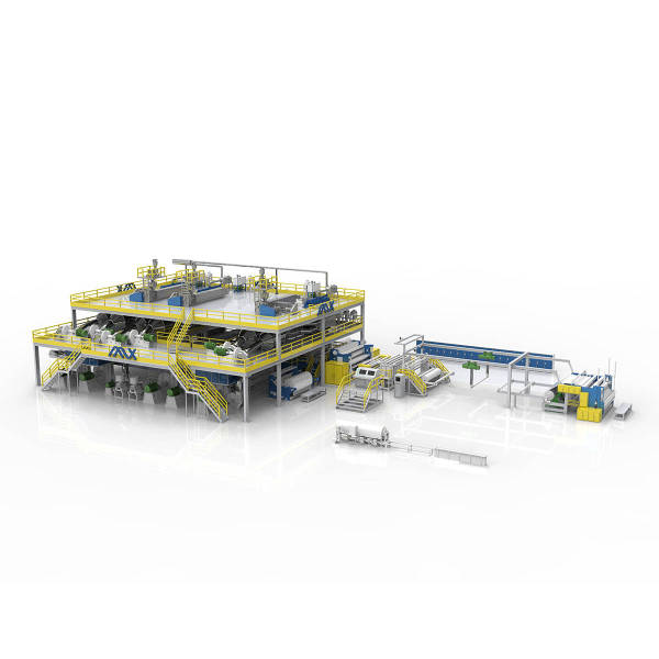 1600MM AZX-SMMSS PP Spunmelt Production Line