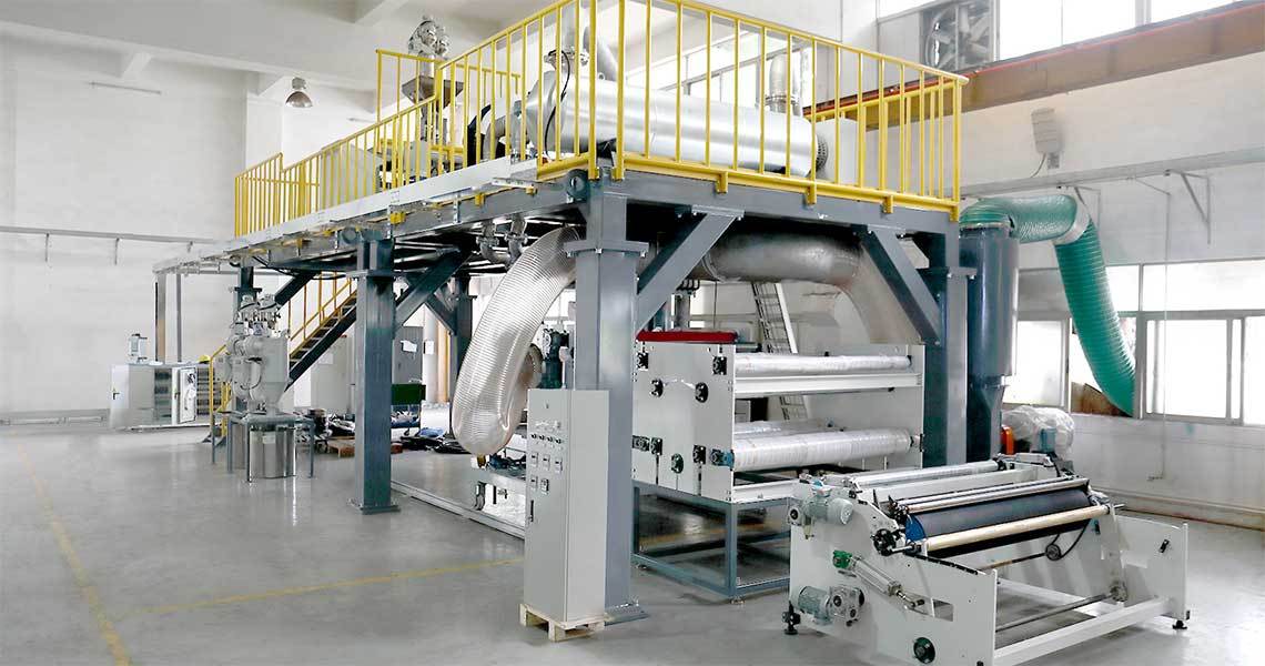 the advantages of meltblown non-woven fabric production line equipped with Roots blower