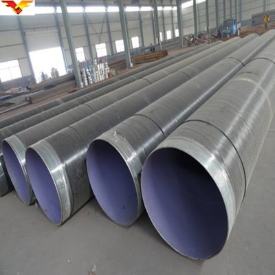 Low Price Hot Sale API 5L Black Painted Spiral Welded Steel Pipe