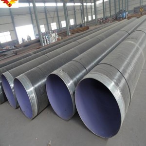 Low Price Hot Sale API 5L Black Painted Spiral Welded Steel Pipe