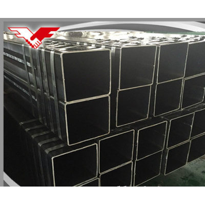 Hot Dipped Galvanized Square steel pipe tubes black welded carbon hollow section for oil and red painting
