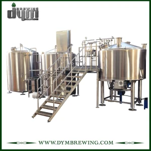 Customized Industrial Steam Heating 3 Vessels Craft Beer Brewing Equipment for Brewhouse