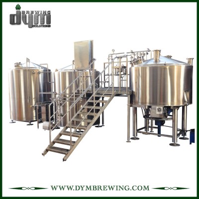 Customized Industrial Direct Fire Heating 2 Vessels Craft Beer Brewing Equipment for Brewhouse