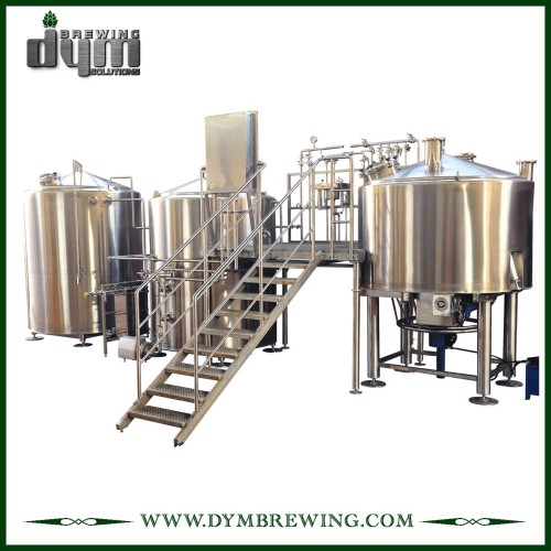 Equipo de elaboración de cerveza artesanal de 3 recipientes de calentamiento de vapor industrial personalizado para sala de cocción