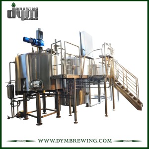 Customized Industrial Steam Heating 2 Vessels Craft Beer Brewing Equipment for Brewhouse