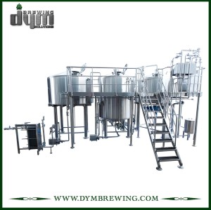 Индивидуальное промышленное оборудование для пивоварения пива с прямым нагревом с подогревом 3 сосудов для пивоварни